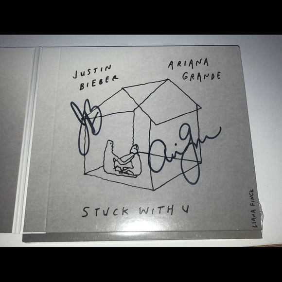 Justin Bieber & Ariana Grande Signed CD unopened - Picture 3 of 3